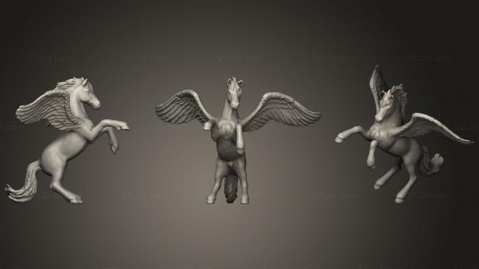 Статуэтки и статуи разные (Пегас, STKR_0899) 3D модель для ЧПУ станка